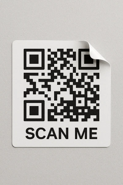 Наклейки с QR-кодом