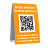 Табличка на стол с QR-кодом