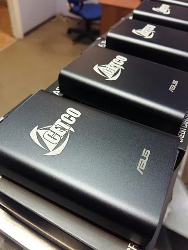 Лазерная гравировка на PowerBank