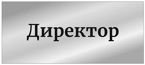 Табличка директор