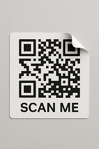 Наклейки с QR-кодом