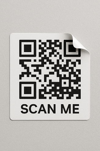 Наклейки с QR-кодом
